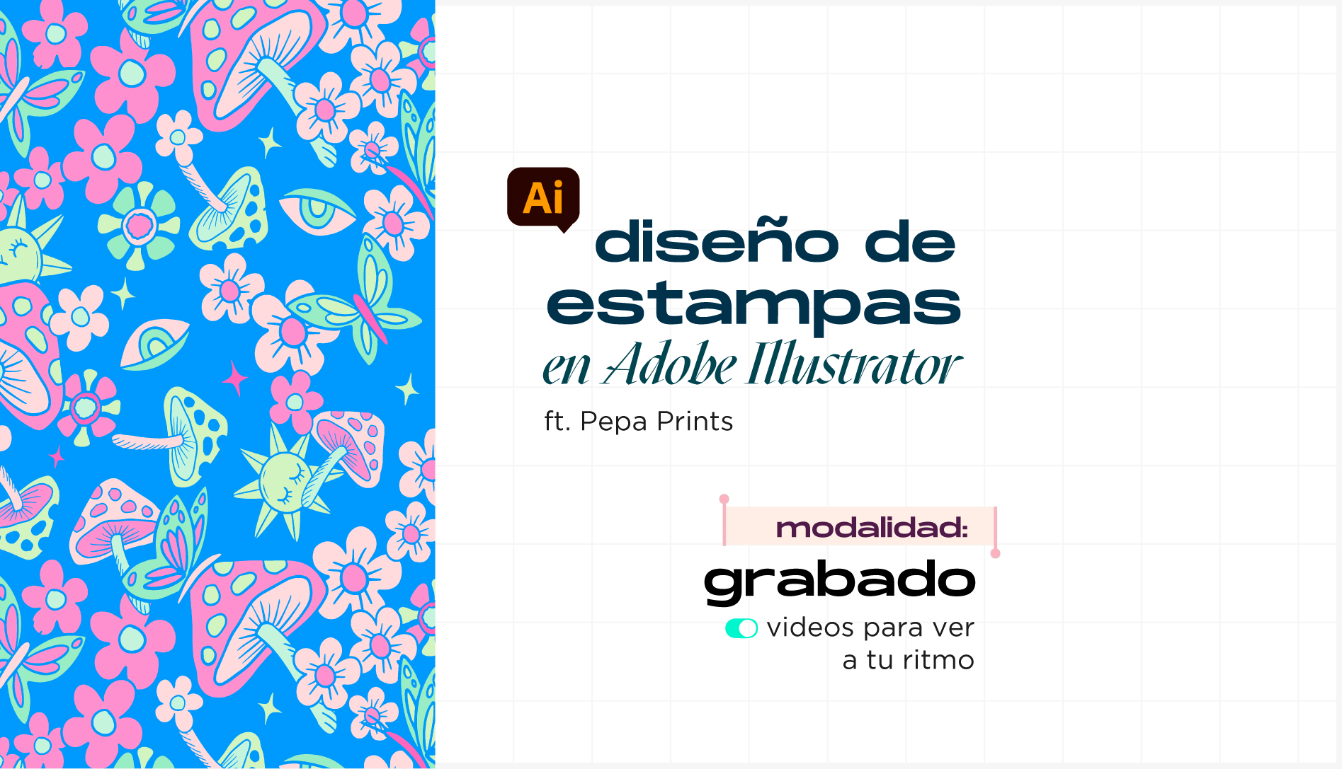 Estampas vectoriales en Adobe Illustrator