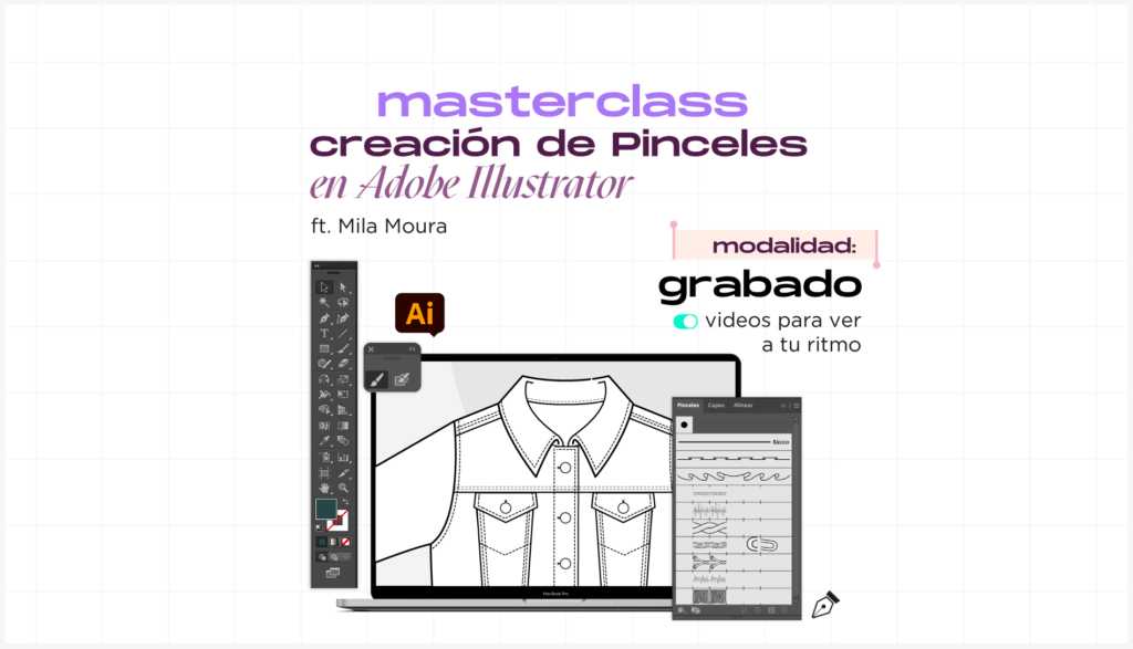 Masterclass | Pinceles en Adobe Illustrator